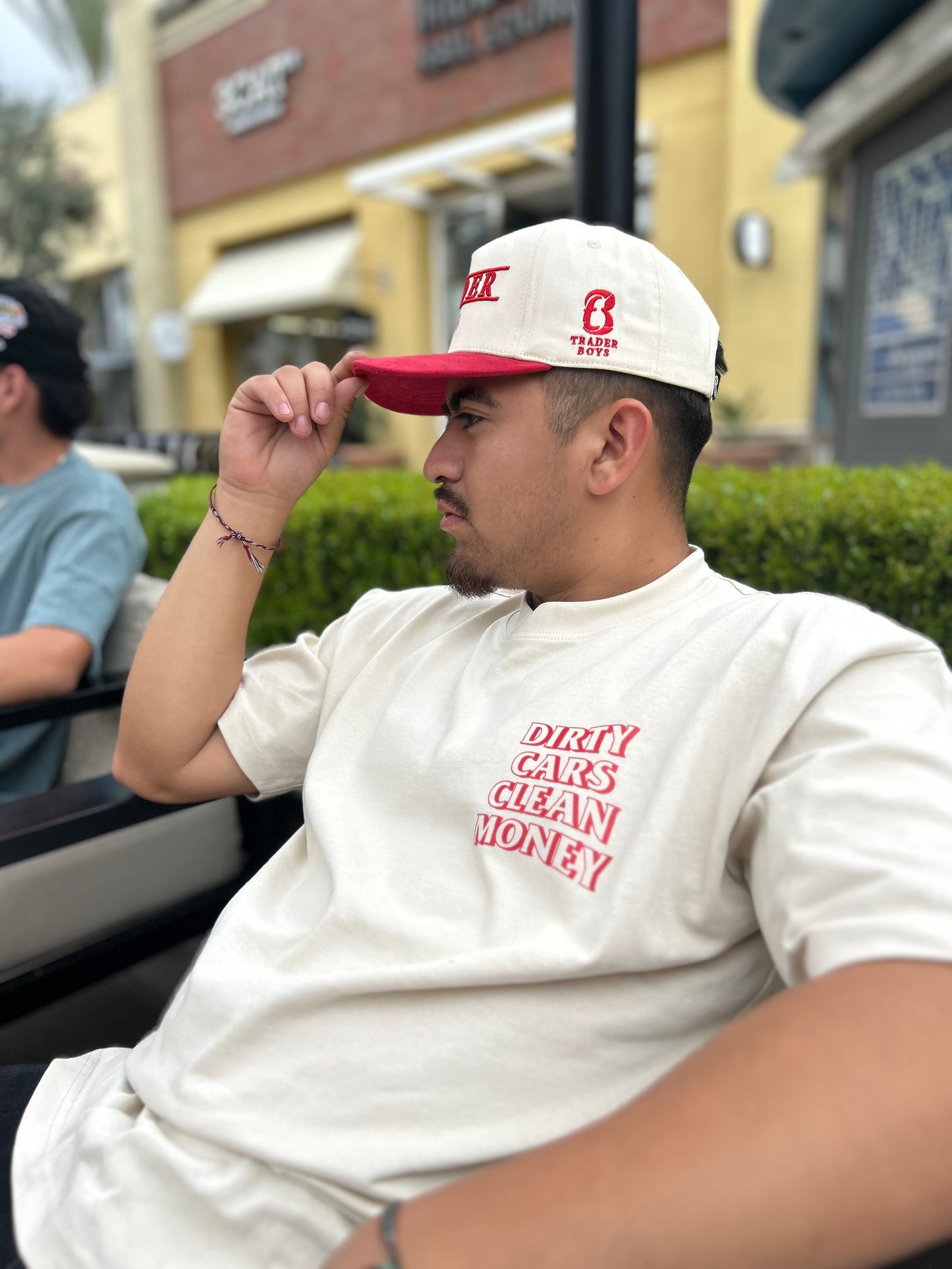 DCCM Essential Tee (Red on Creme)